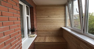 Отделка, остекление, утепление балконов в Ейске от 206 руб. м/2.